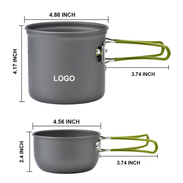 GA8438---Camping Picnic Backpacking Cooking Set - Image 2