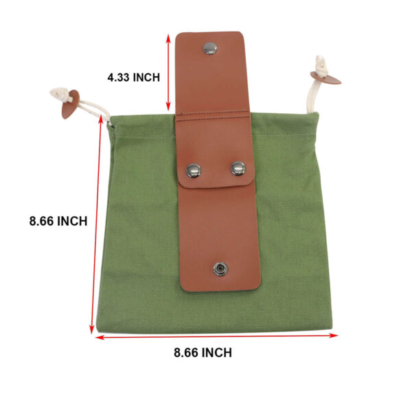 GA8445---Foraging Bag Canvas Foraging Pouch - Image 2