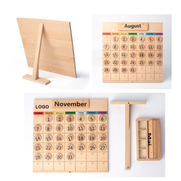 GA1039---Wooden Perpetual Calendar - Image 2