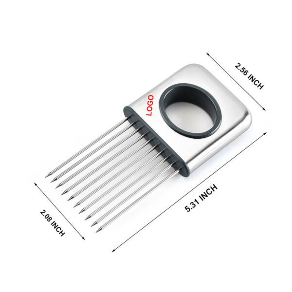 GA8466---Stainless Steel Onion Slicer Kitchen Gadget - Image 2