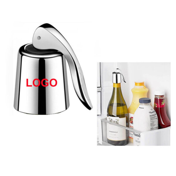 GA8475---Stainless Steel Wine Bottle Stopper - Image 2