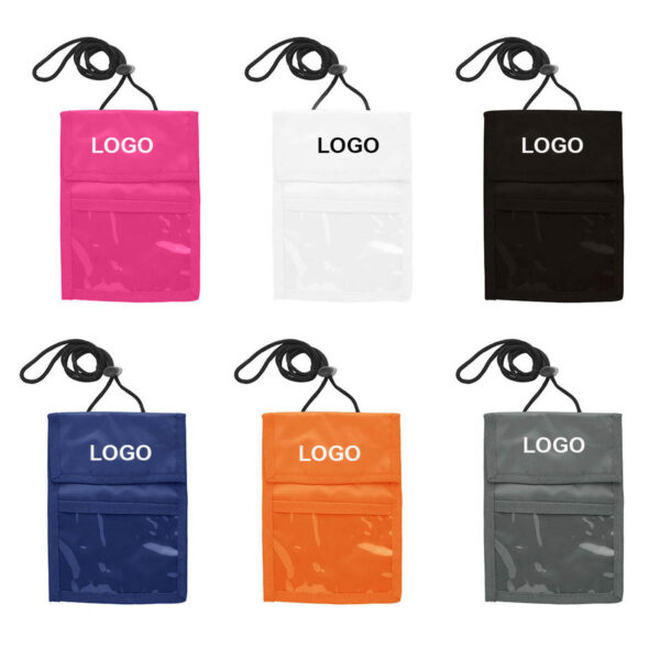 GA1051---Travel Neck Pouch Neck Wallet - Image 2
