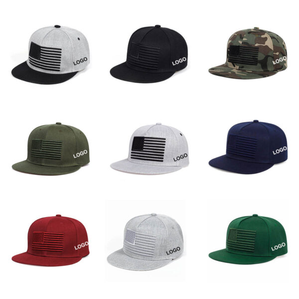 GA1008---USA American Flag Baseball Cap - Image 2