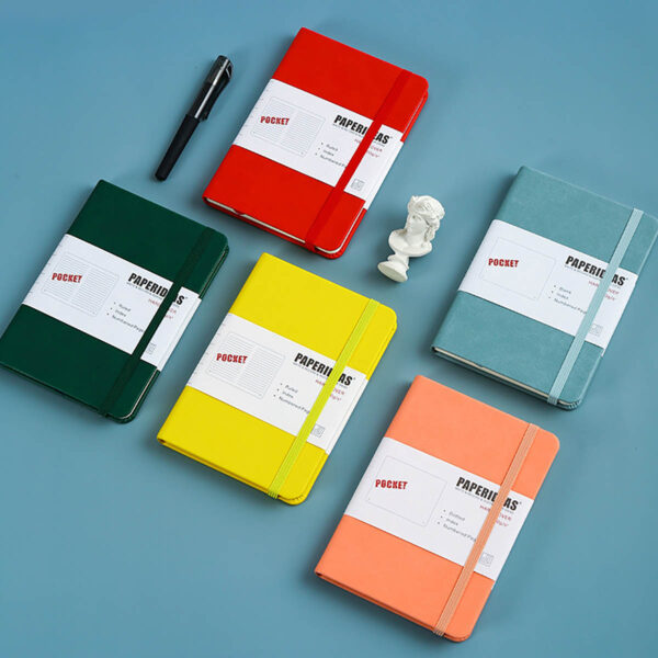 GA8002---Pu Cover Dotted Lined Journal Notebook - Image 2