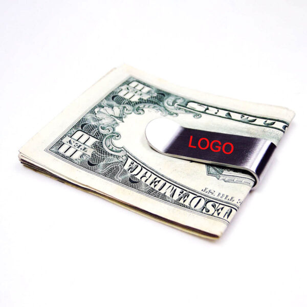 GA8029---Stainless Steel Slim Money Clip - Image 2