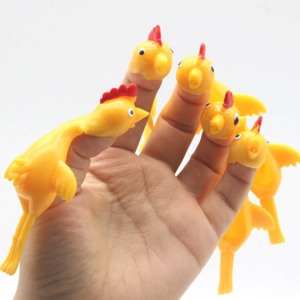 GA1066---Finger Slingshot Chicken Rubber Chicken - Image 2