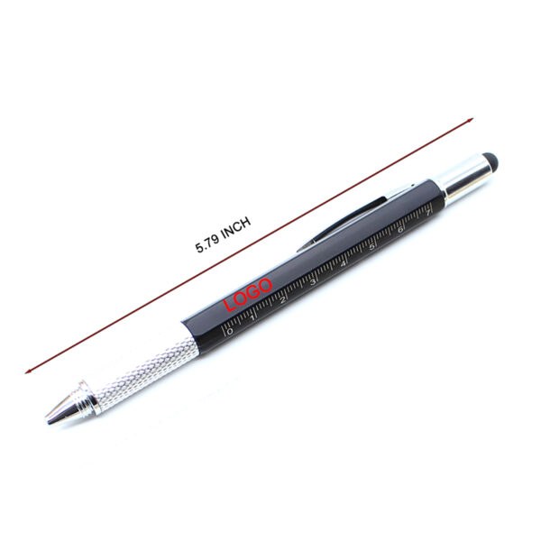 GA8086---Multifunction 6 in 1 Tool Ballpoint Pen - Image 2