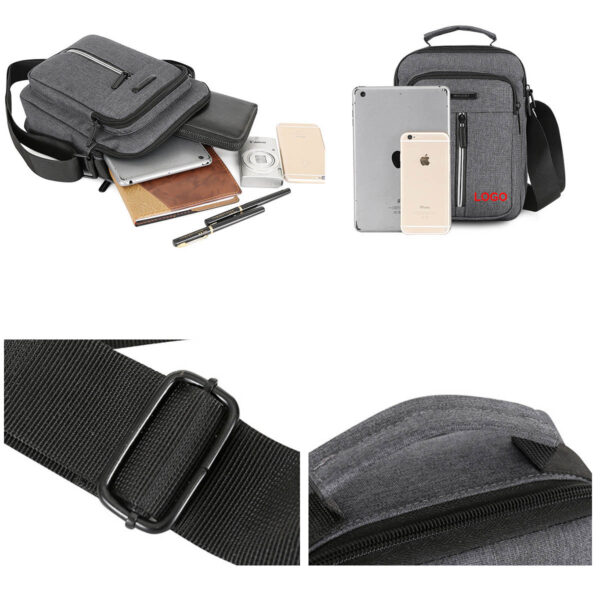 GA8319---Men's Messenger Bag Travel Shoulder Bag - Image 3