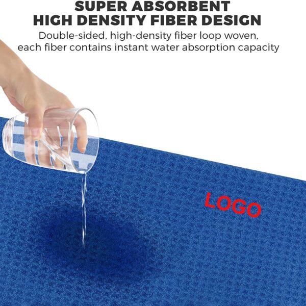 GA8122---Microfiber Waffle Pattern Golf Towel - Image 3