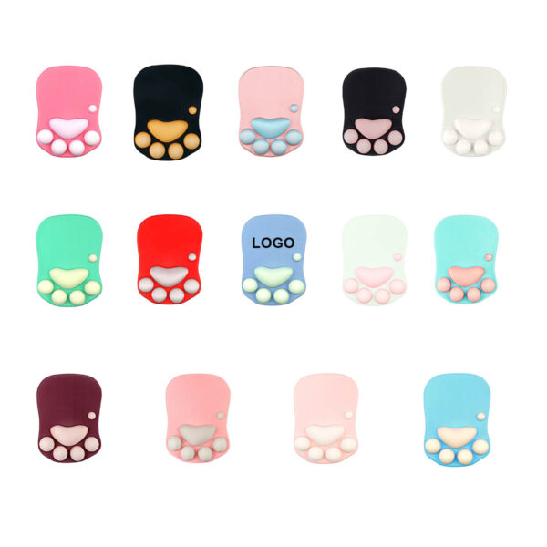 GA8132---Silicone Cat Paw Mouse Pad - Image 3