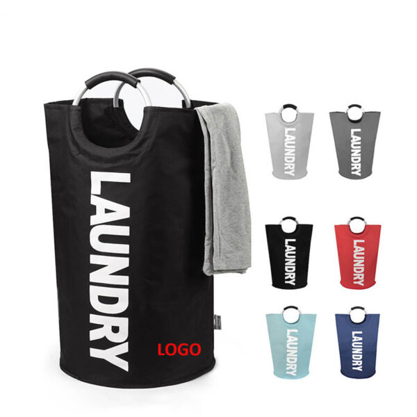 GA8151---Large Laundry Basket Laundry Hamper Bag - Image 3