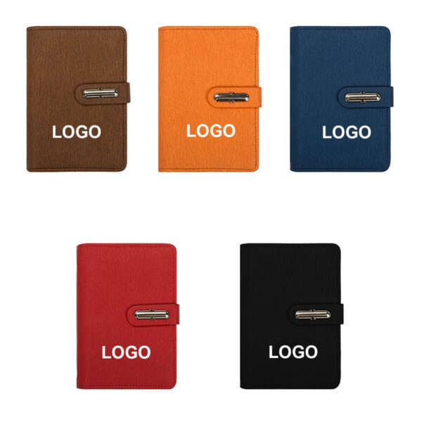 GA8155---A7 Leather Cover Loose Leaf Notebook - Image 3