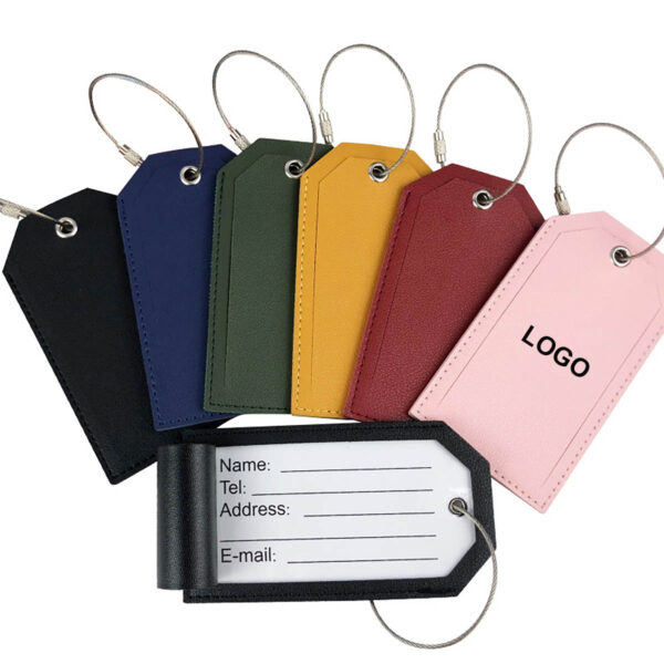 GA8181---PU Leather Luggage Travel Tag - Image 3