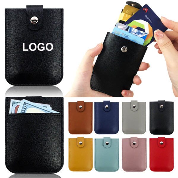 GA8182---Wallets Slim Leather Card Holder - Image 3
