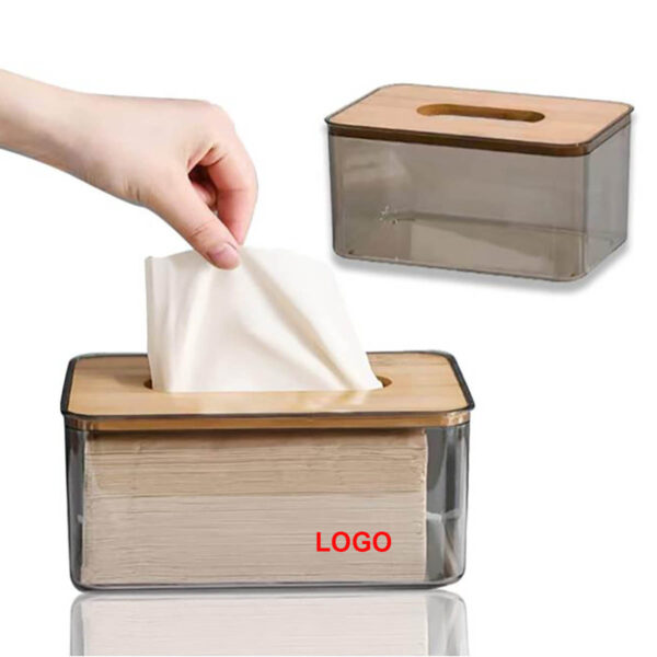 GA8197---Transparent Facial Tissue Dispenser Box - Image 3