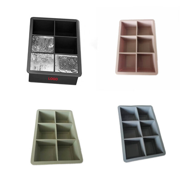 GA8213---Silicone Food Grade 6 Ice Cube Tray - Image 3