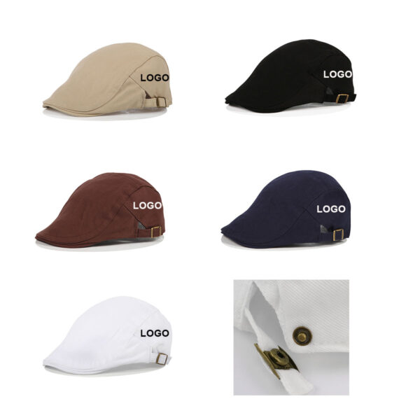 GA8216---Men Flat Cap Newsboy Hat - Image 3