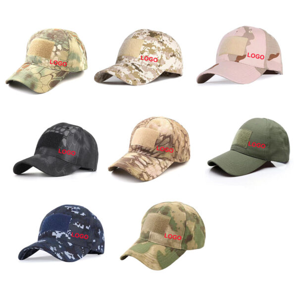 GA8239---Men Army Camouflage Hat Baseball Cap - Image 3