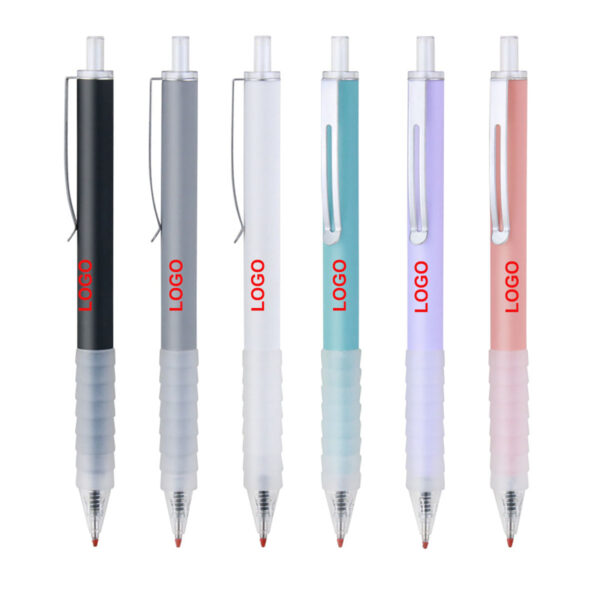 GA8243---Soft Grip Retractable Ink Gel Pen