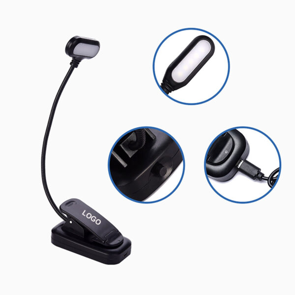 GA8249---Rechargeable Book Light For Reading - Image 3