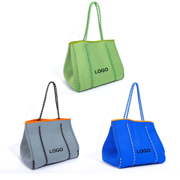 GA8255---Fashion Women Neoprene Beach Bags - Image 3