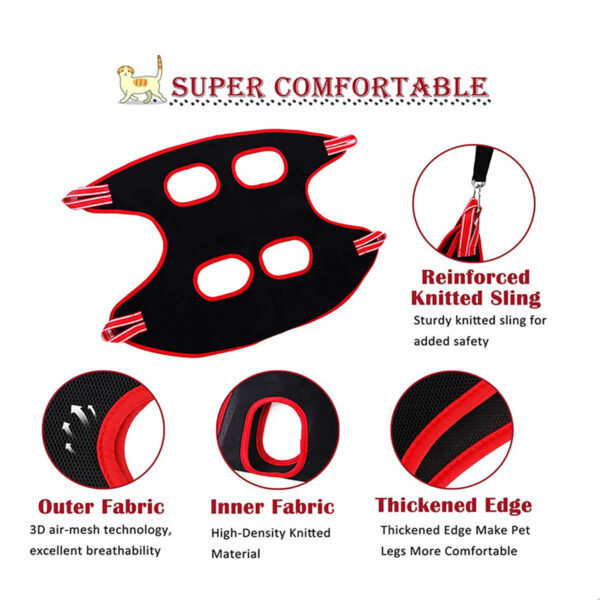 GA8327---Pet Dog Grooming Hammock Harness - Image 3
