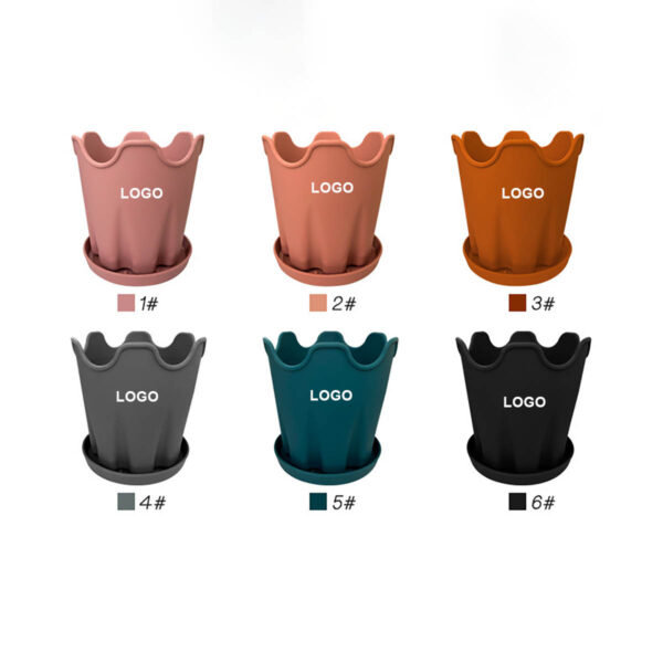 GA8345---Silicone Flower Plant Pots House Garden - Image 3