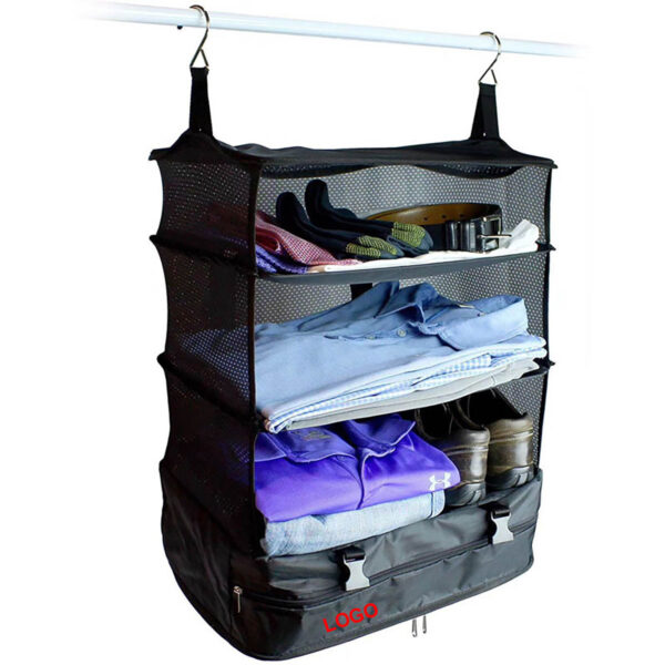 GA8415---Portable Hanging Travel Shelves Bag - Image 3