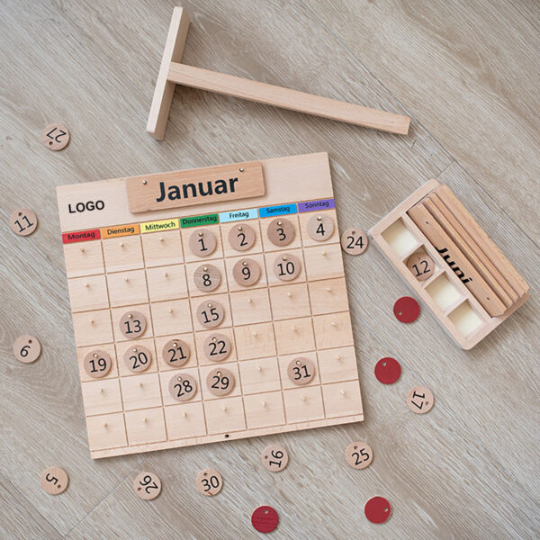 GA1039---Wooden Perpetual Calendar - Image 3