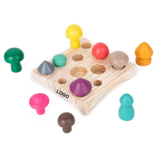 GA1040---Toddler Montessori Toys Counting Mushrooms - Image 3