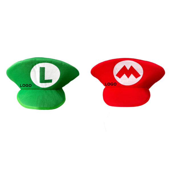 GA8441---Mario Red Green Hat Cosplay Costume - Image 3