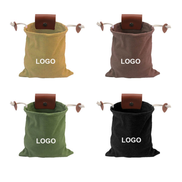 GA8445---Foraging Bag Canvas Foraging Pouch - Image 3