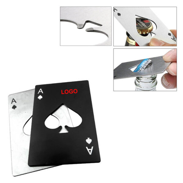 GA8526---Stainless Steel Credit Card Beer Opener - Image 3