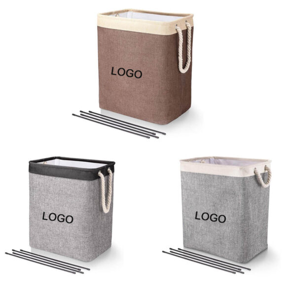 GA1068---Collapsible Laundry Basket With Handles - Image 3