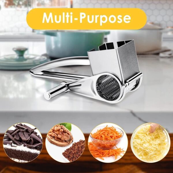 GA6010---Stainless Steel Rotary Cheese Grater - Image 3