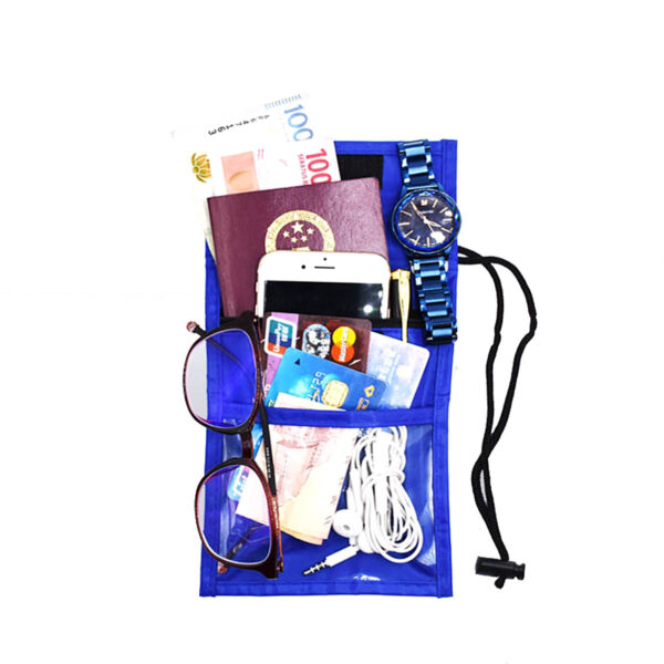 GA1051---Travel Neck Pouch Neck Wallet - Image 3