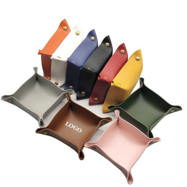 GA1375---Leather Tray Organizer Storage Box - Image 3