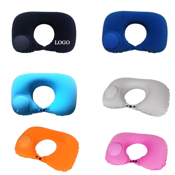 GA1549---Pressed Inflatable U-Shaped Neck Pillow - Image 3