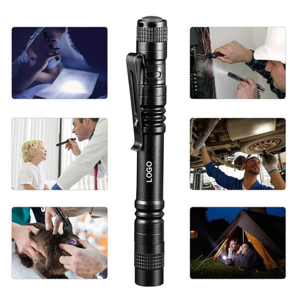 GA1010---LED Pocket Pen Light With Clip - Image 3