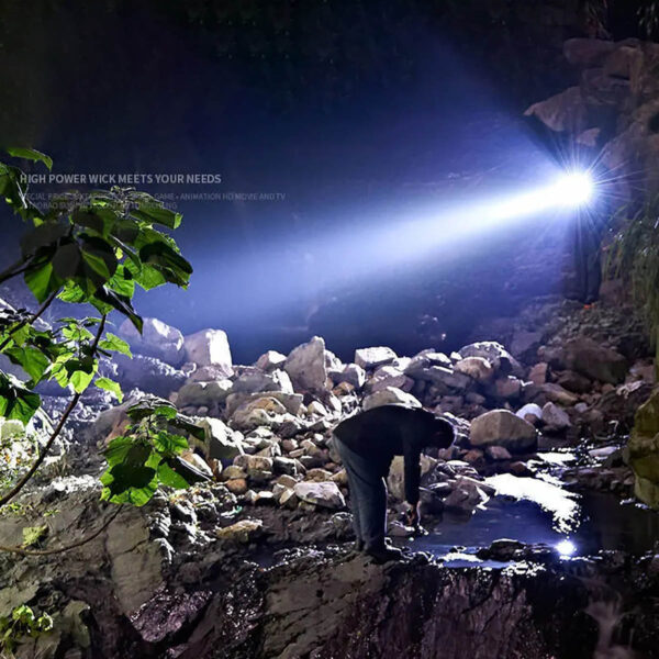 GA1092---Mini USB Rechargeable LED Flashlight - Image 3