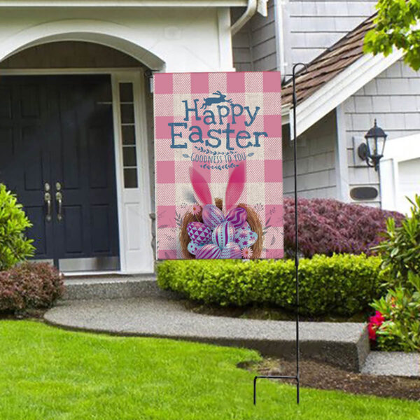 GA8017---Linen Easter Garden Flag 12x18 inch - Image 3