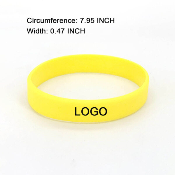 GA8036---Silicone Wristband Rubber Bracelet - Image 3