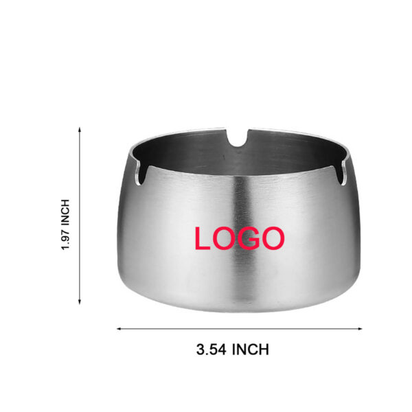 GA8038---Stainless Steel Cigarette Ashtray - Image 3