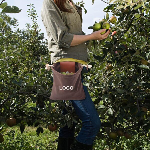 GA8445---Foraging Bag Canvas Foraging Pouch - Image 4