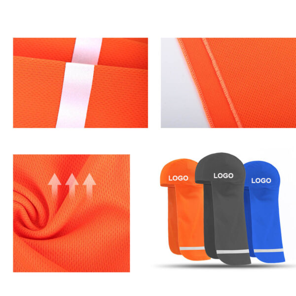 GA8447---Sun Shade Cap With Neck Cover - Image 4