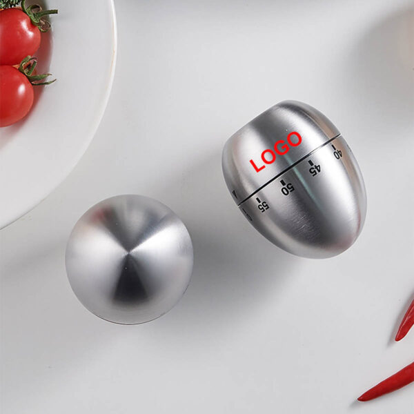 GA8452---Apple Kitchen Timer Stainless Steel - Image 4