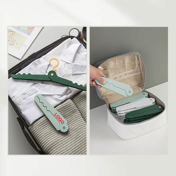 GA8463---Travel Foldable Plastic Clothes Hangers - Image 4
