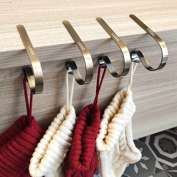 GA8511---Christmas Stocking Hangers Xmas Ornament Hook - Image 4