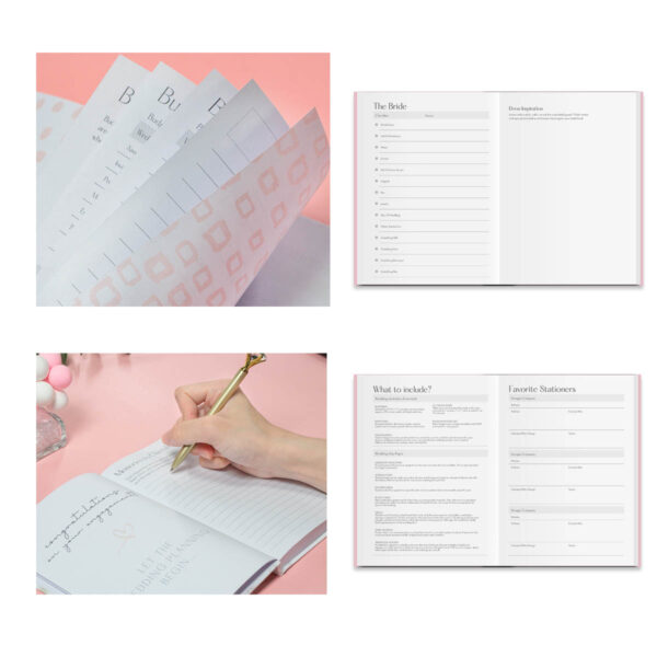 GA8514---Wedding Planner Book A5 Journal - Image 4