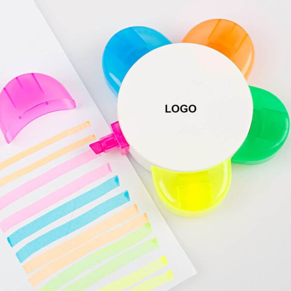 GA8515---Flower Shape Pen Petals Highlighters - Image 4